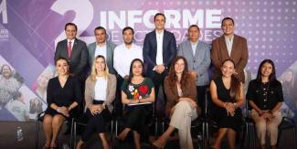 Rindió Isela Chávez su segundo informe como directora del Instituto de la Mujer