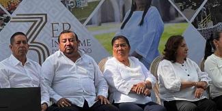 Rinde Juanita Ocampo su tercer informe como alcaldesa de Temixco