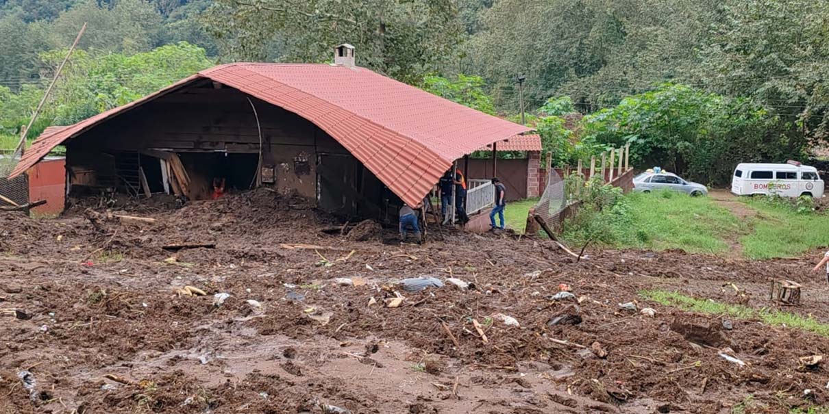 Lluvias dejan 66 fallecidos y 191 comunidades aisladas en cinco estados de México