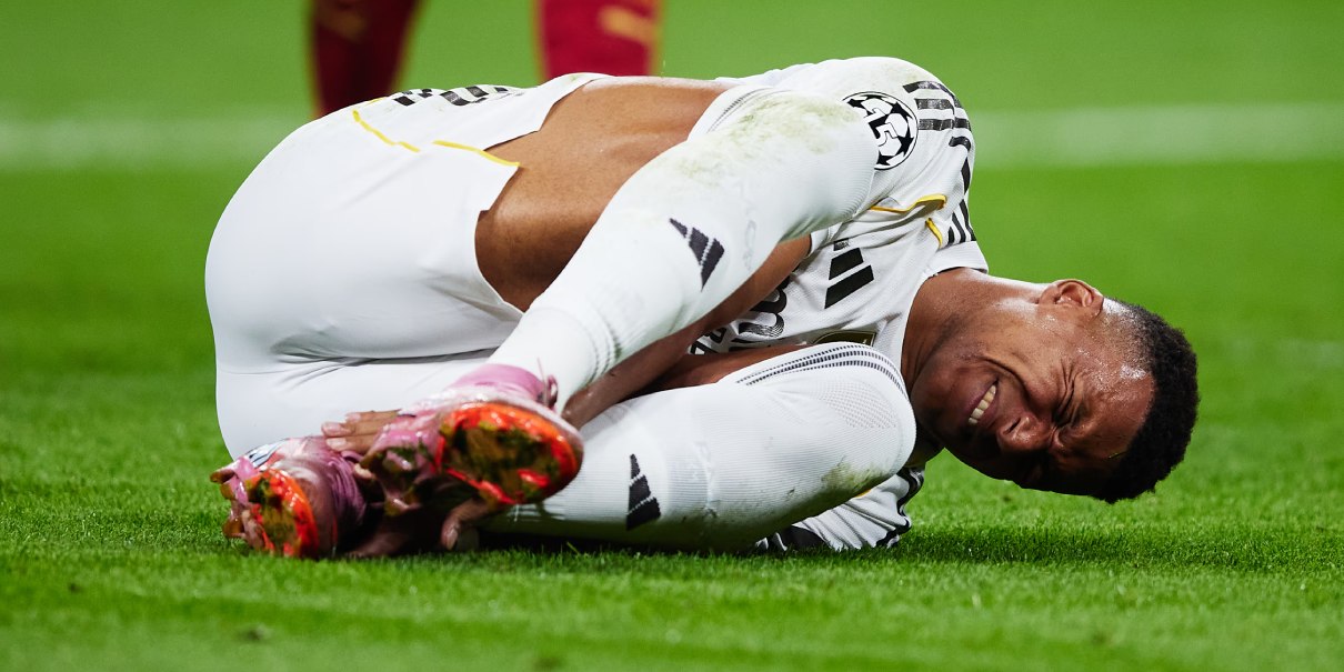 Real Madrid confirma lesión de Kylian Mbappé en el isquiotibial