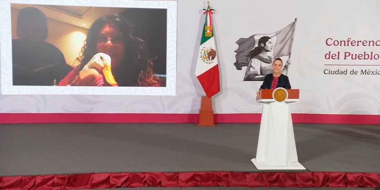 Sheinbaum anuncia apoyo para la familia del “Pato Merlín”, les entregará una casa