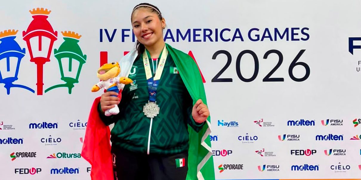 Viviana González gana plata en taekwondo en los FISU America Games 2026
