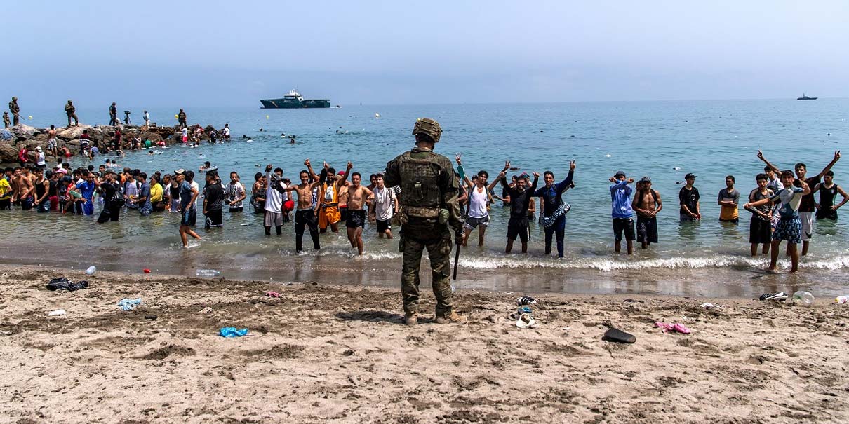 Aumentan a 72 los migrantes muertos en la frontera entre Marruecos y Ceuta
