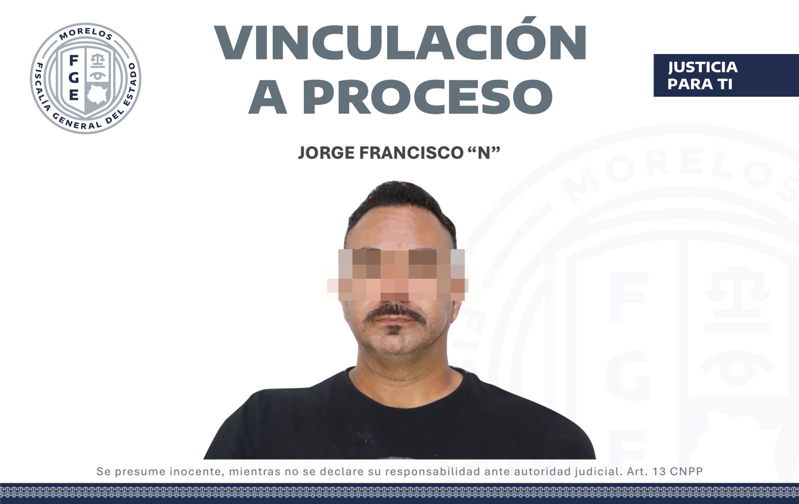 Jorge Francisco “N” fue vinculado a proceso por presunta violación en Cuernavaca y permanecerá en prisión preventiva mientras continúa la investigación.