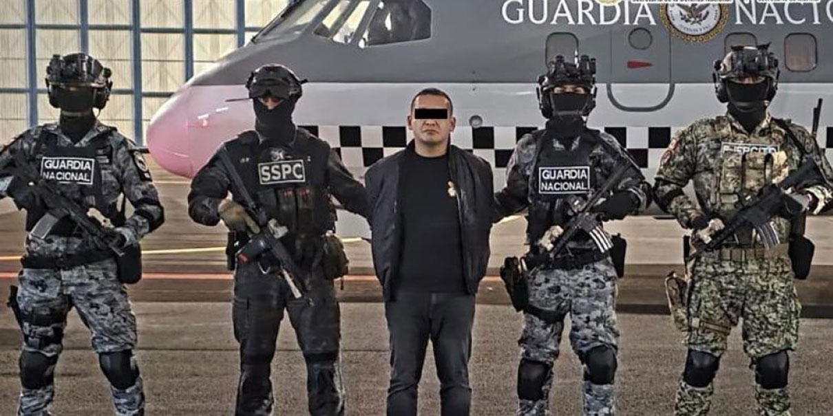 Cae “El Tanque”, presunto operador del CJNG con operaciones en Puebla, Veracruz, Oaxaca y Tabasco