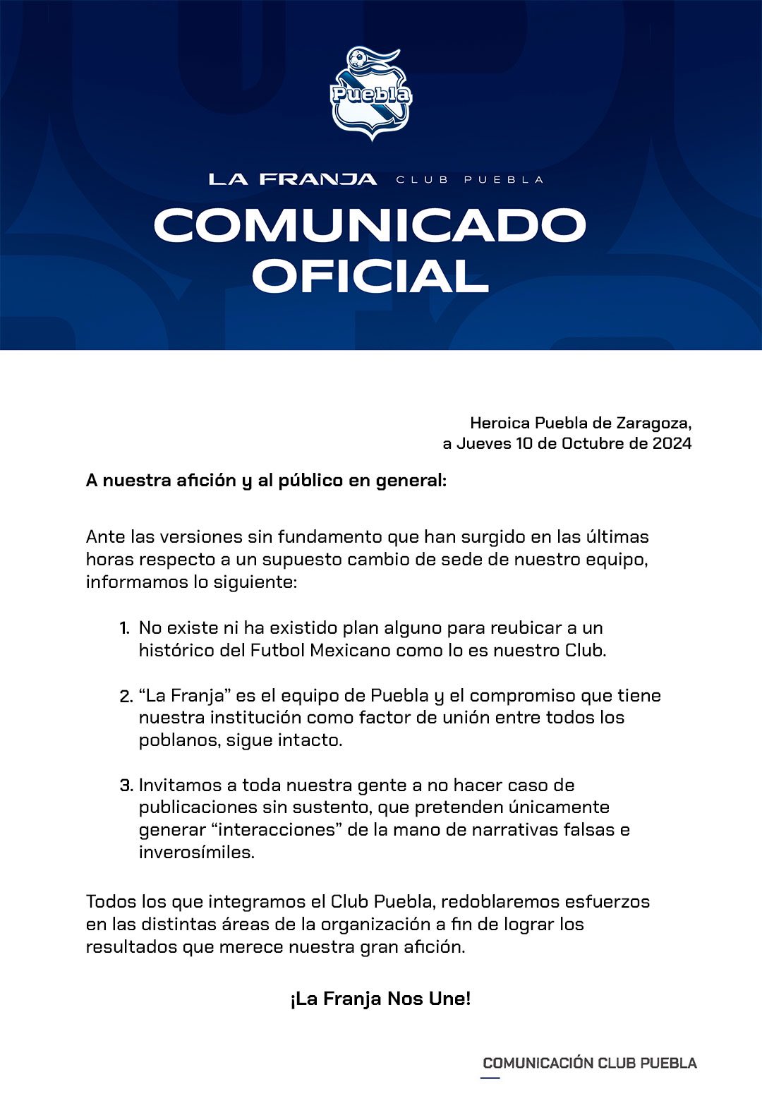 comunicado