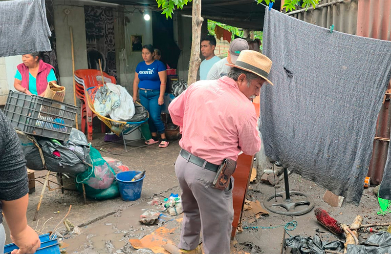 Inundación en Tepalcingo deja pérdidas y vecinos piden ayuda urgente