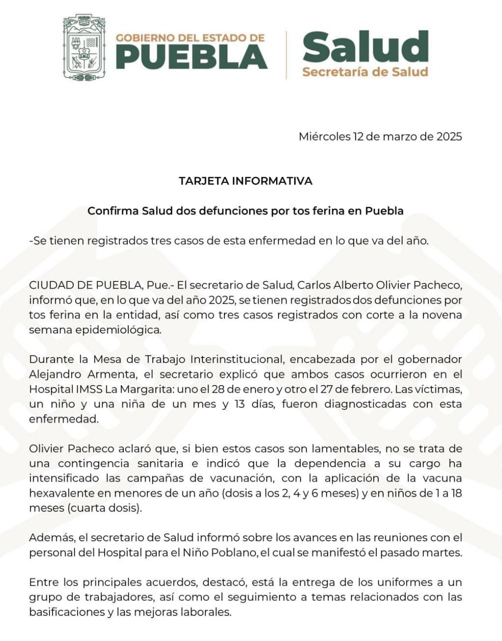 Comunicado