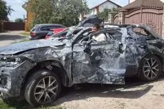 Así quedó un Volkswagen Touareg tras un ataque aéreo… y aún puede arrancar
