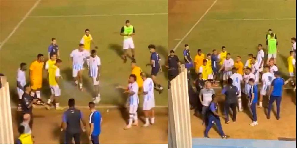 VIDEO FUERTE. Riña en Brasil deja a un futbolista herido; policía le DISPARÓ