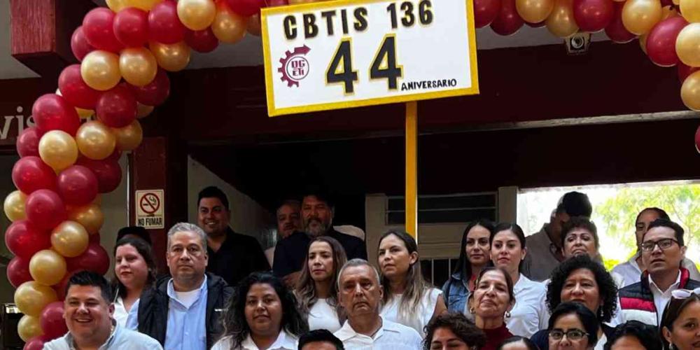 Conmemora CBTIS Jojutla su 44 aniversario 