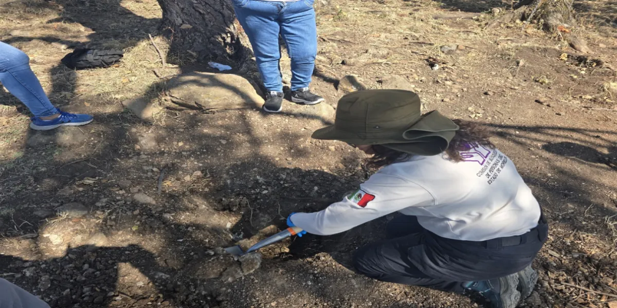  La Comisión de Búsqueda de Personas del Estado de Morelos realizó una búsqueda generalizada en Loma del Tepeguaje, en el municipio de Xochitepec.