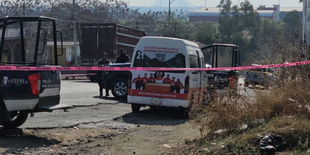 Un lesionado de gravedad, saldo de asalto a ruta del transporte público en Cuautla.