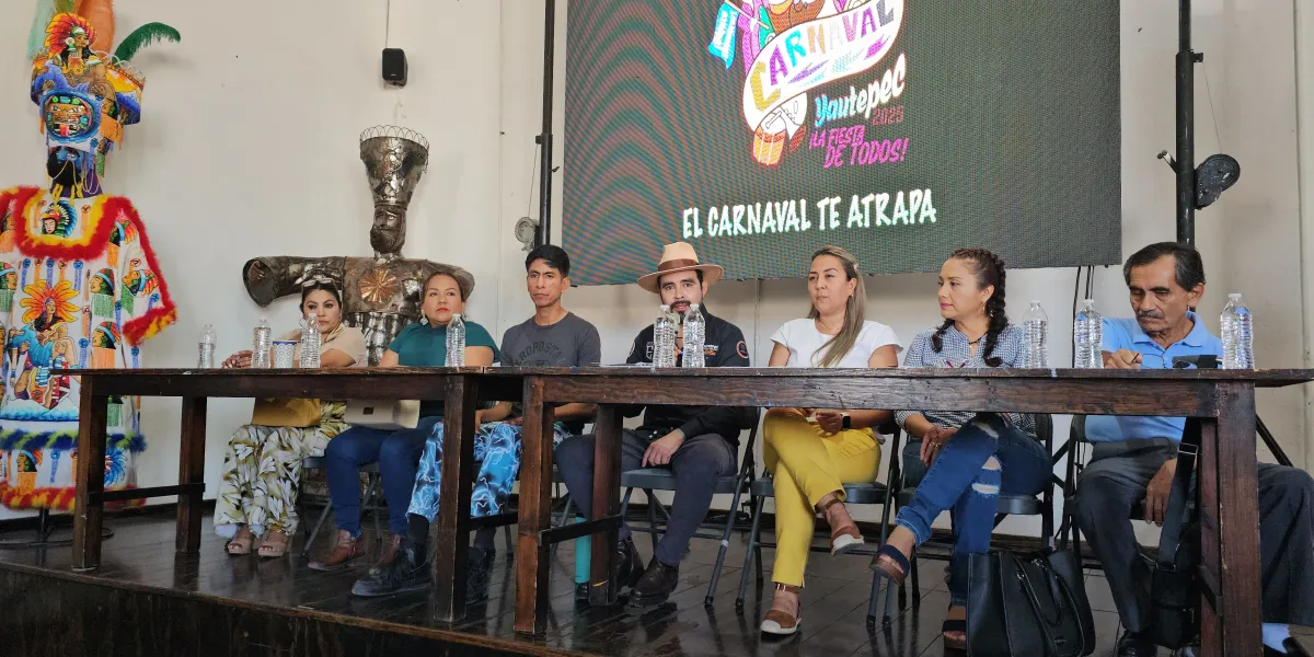  Realizan autoridades, presentación oficial de cartelera del Carnaval Yautepec 2025
