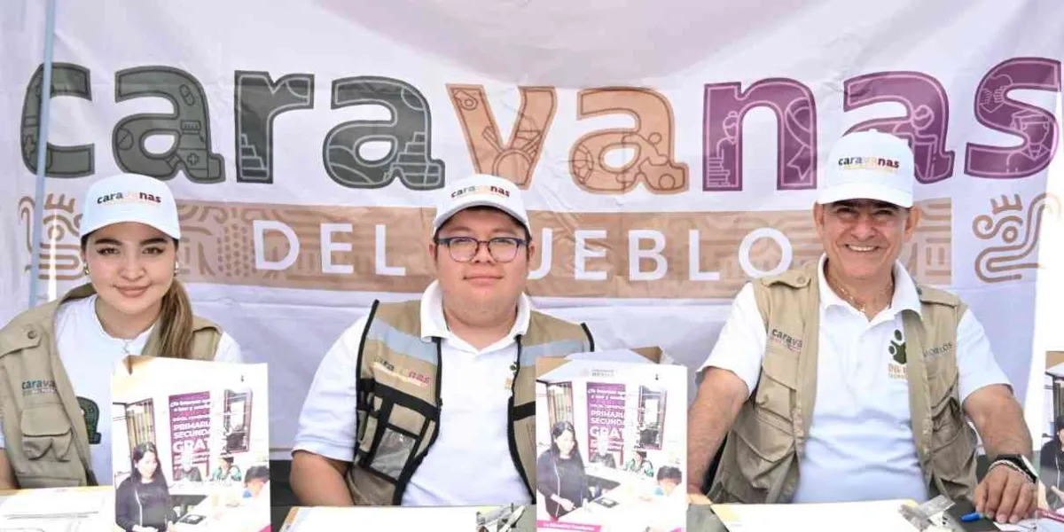 Reciben habitantes de Tetela del Volcán y Hueyapan las Caravanas del Pueblo