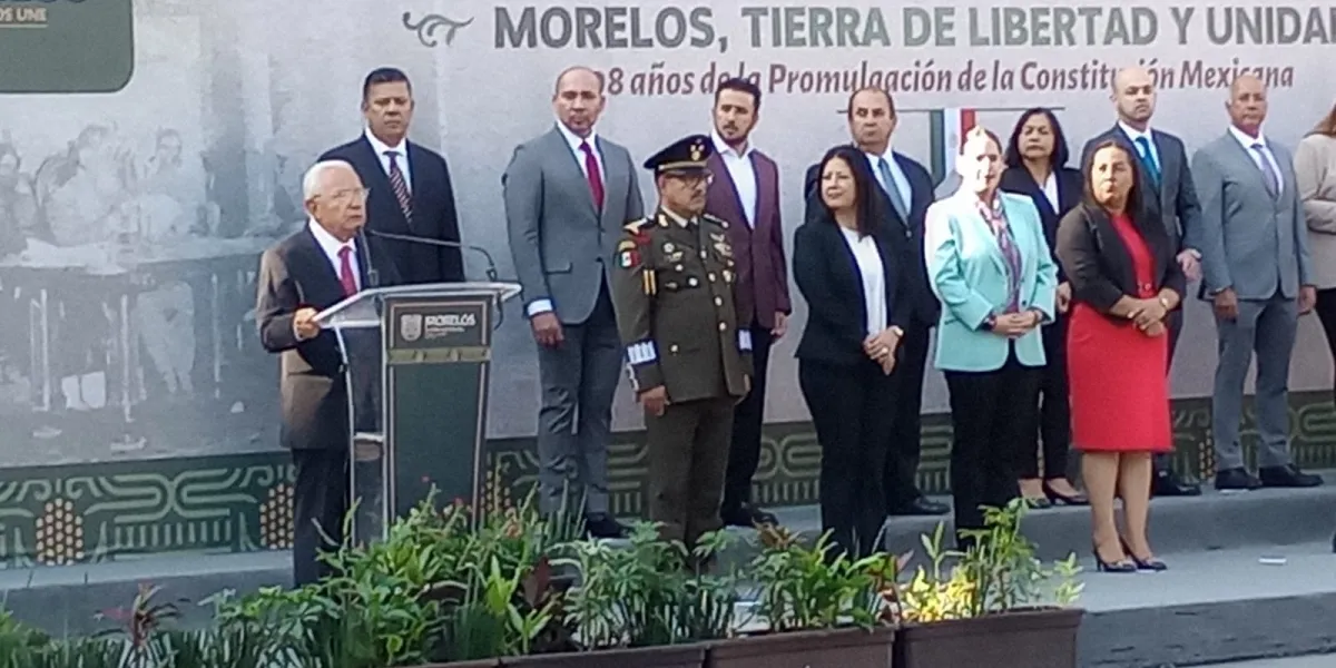 Estados Unidos y los retos, pide JSB en el aniversario de nuestra Constitución