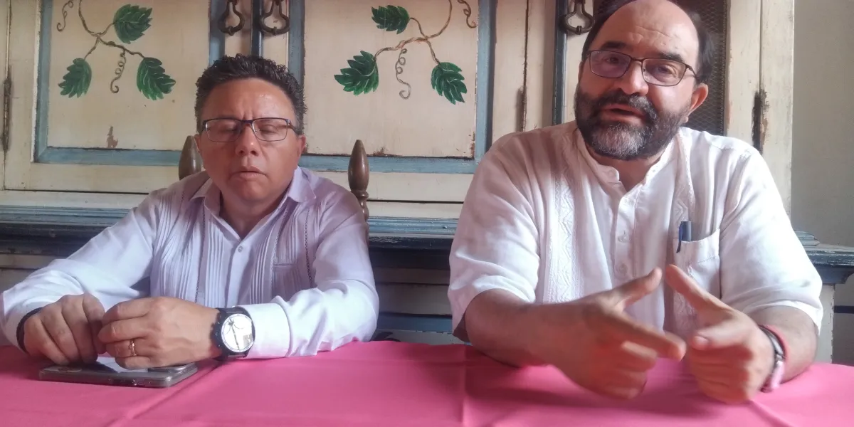 Emilio Álvarez Icaza y Amado Avendaño, integrantes de la coordinación nacional de “Somos MX 