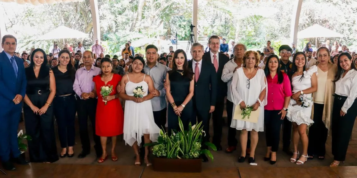 Bodas colectivas Cuernavaca se realizaron en el Jardín de eventos “La Estancia”