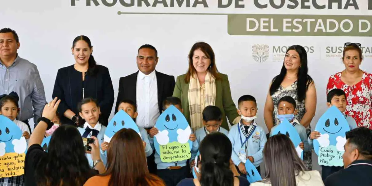 Trabaja gobierno de Morelos en la instalación de 324 sistemas de captación de agua en escuelas públicas