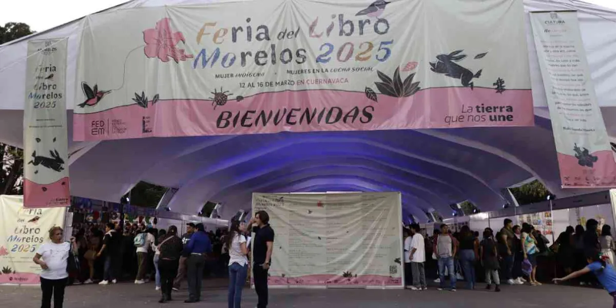 Concluye Feria del libro Morelos 2025 con gran participación de lectores
