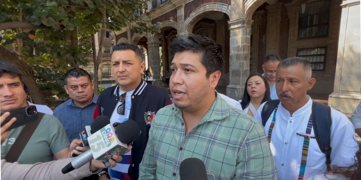Alexis Hernández, vocero del movimiento “Insurgencia Magisterial” Morelos