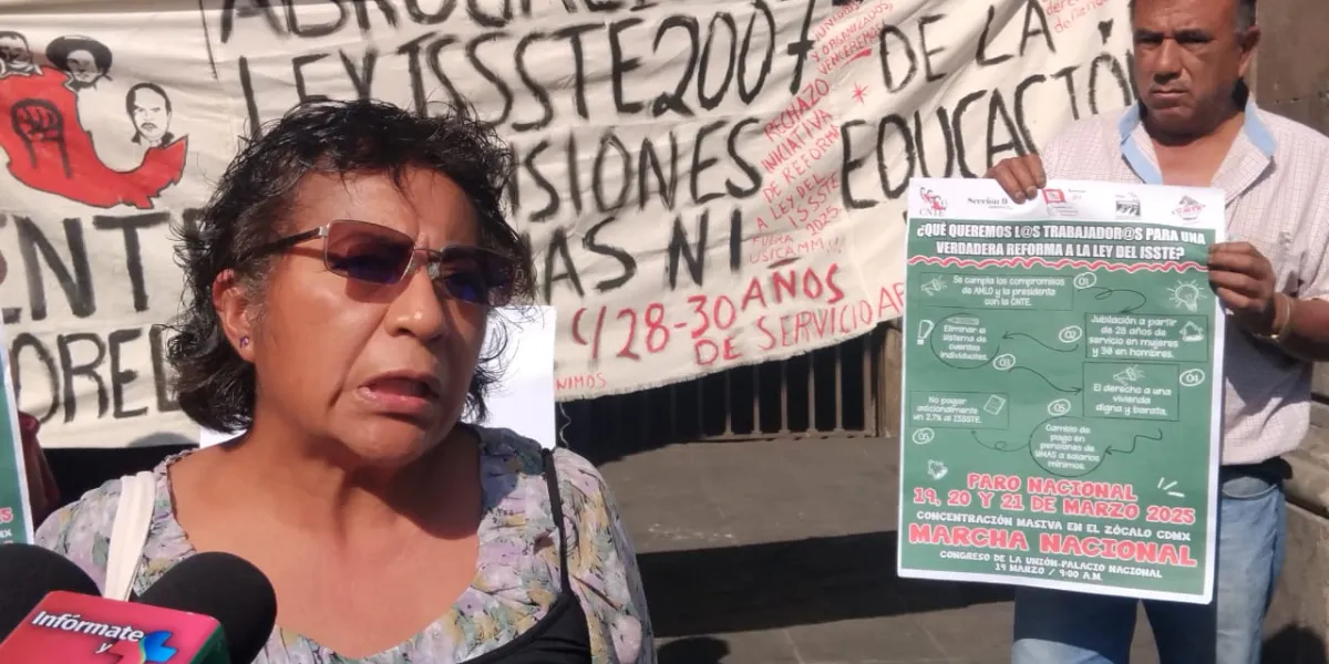 Llama la CNTE  a paro contra Reformas a la Ley del ISSSTE