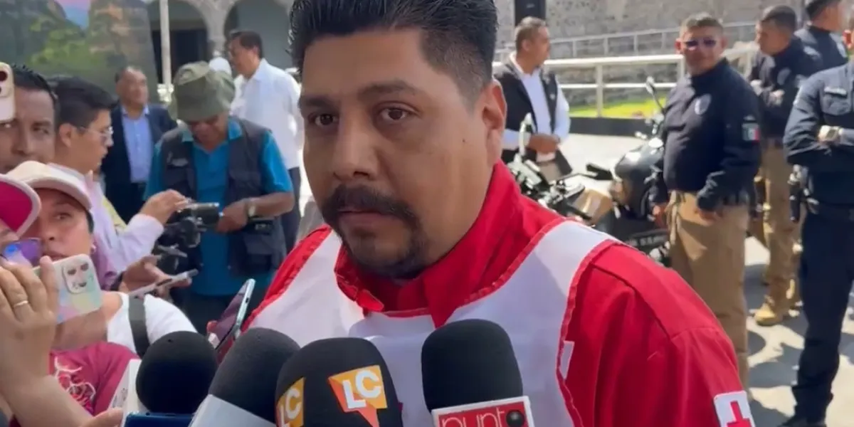 Mauricio Díaz Salgado, Coordinador de Socorros de la Delegación Estatal de la Cruz Roja Morelos