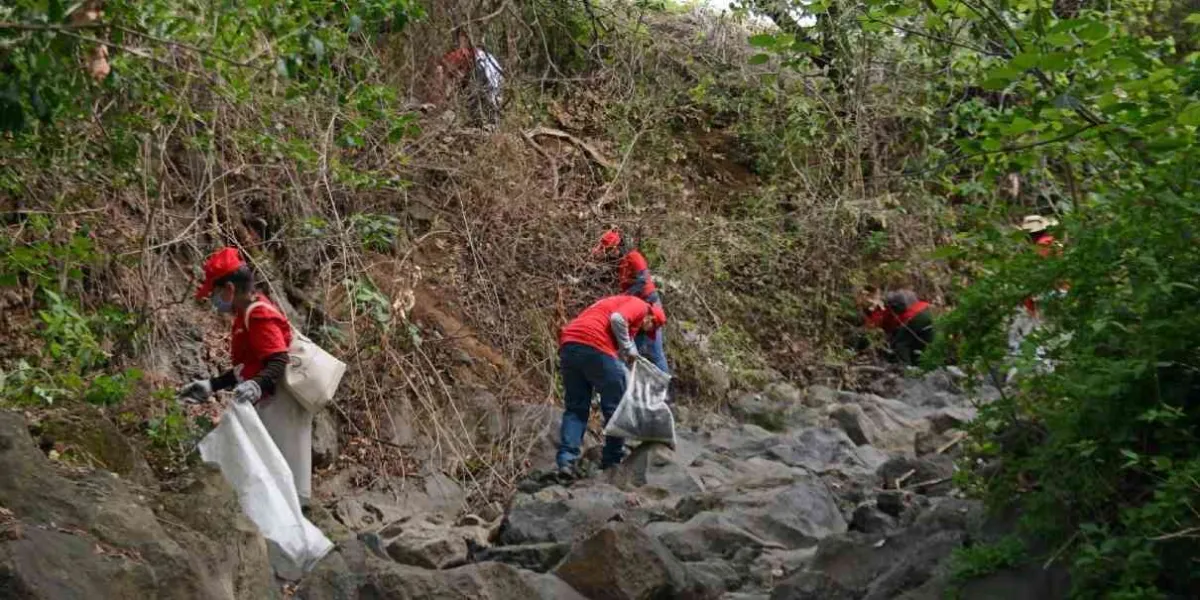 Limpia de barrancas en la capital para prevenir desbordamientos