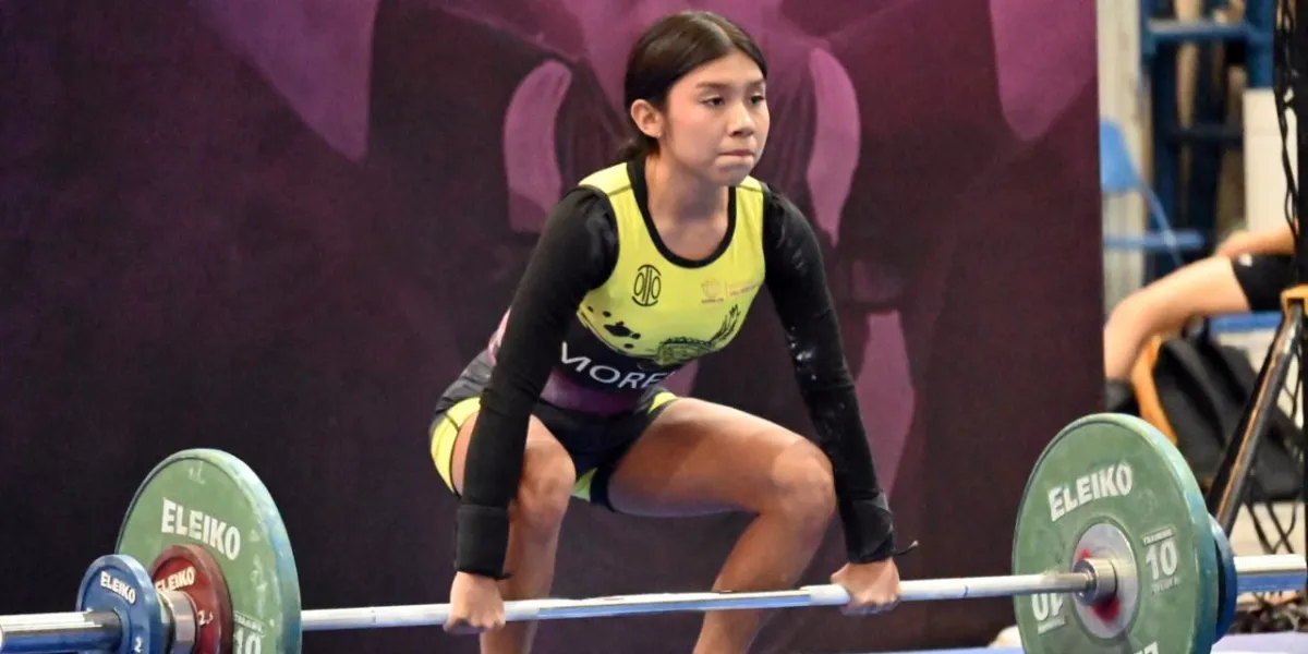 Milca García, primer clasificada de su disciplina.