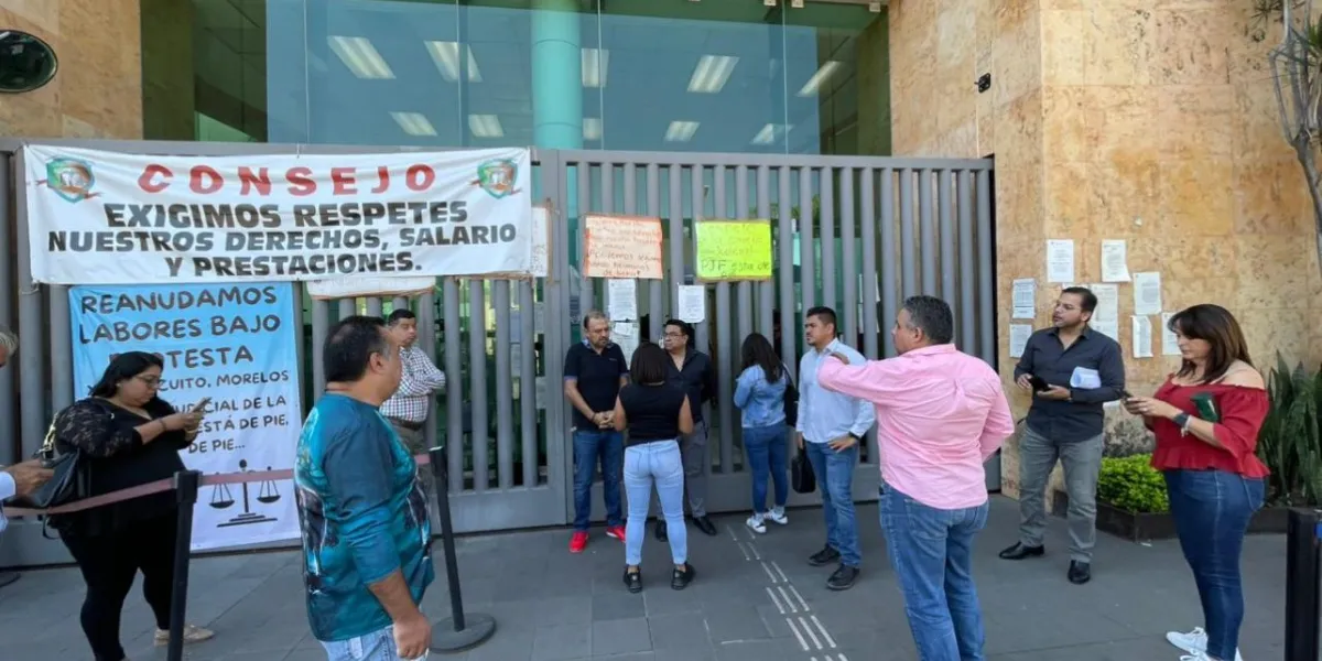Suspenden de nueva cuenta labores en el Poder Judicial con sede en Cuernavaca