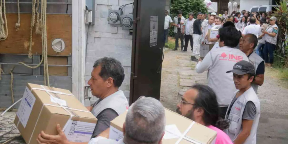 Arriban al INE 9.3 millones de boletas electorales