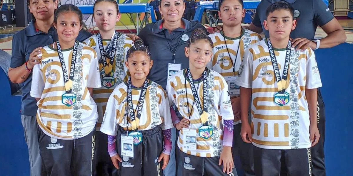 Morelos estará representado por seis gimnastas.