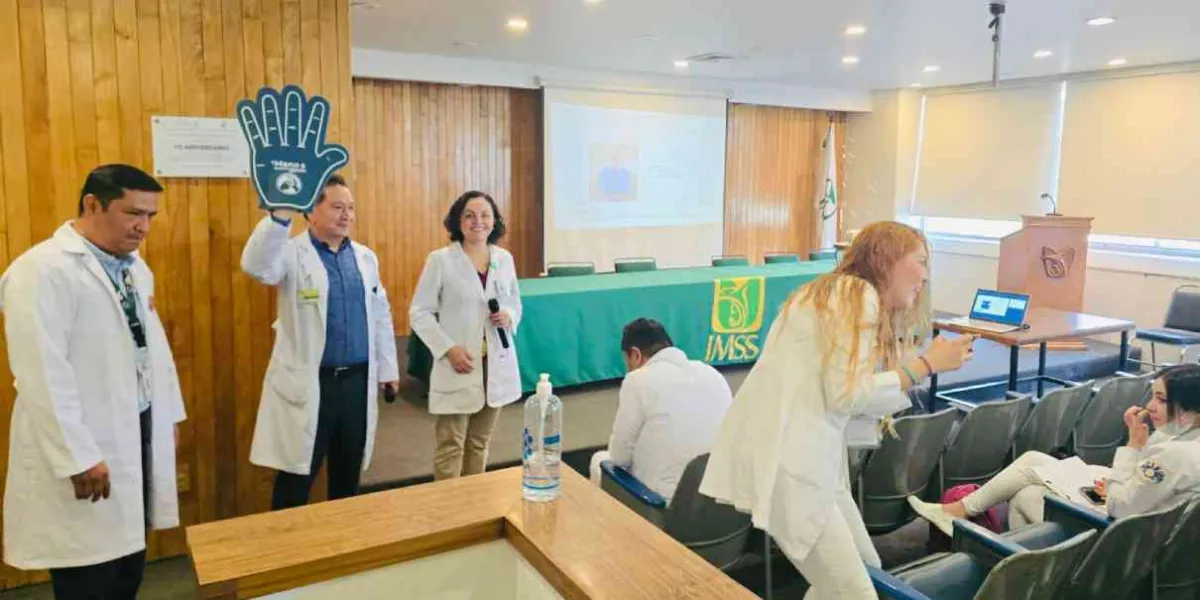 Capacita IMSS Morelos a personal en técnica de higiene de manos 