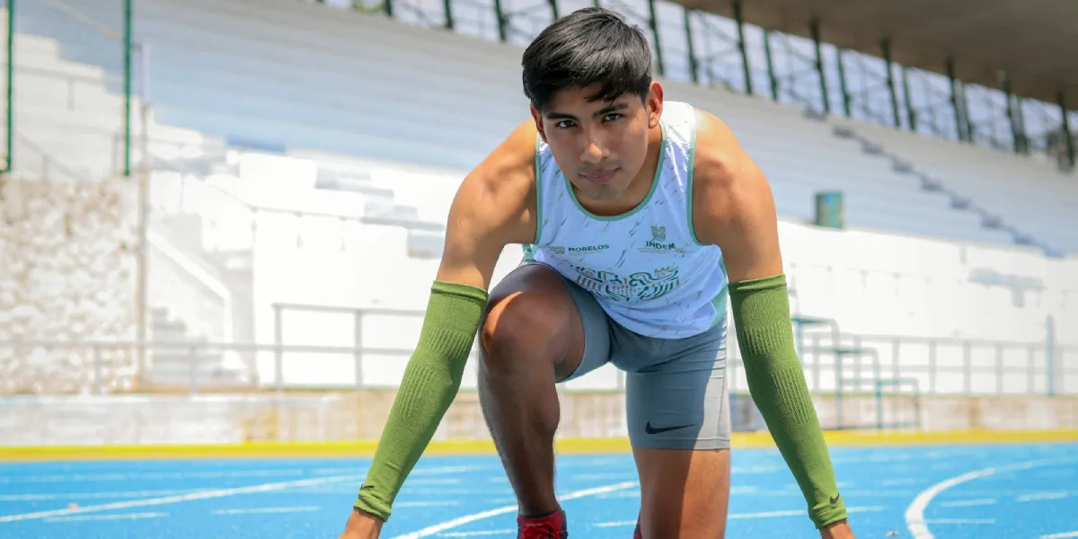 Iván Saldívar clasificó en la prueba de los 800 metros planos.