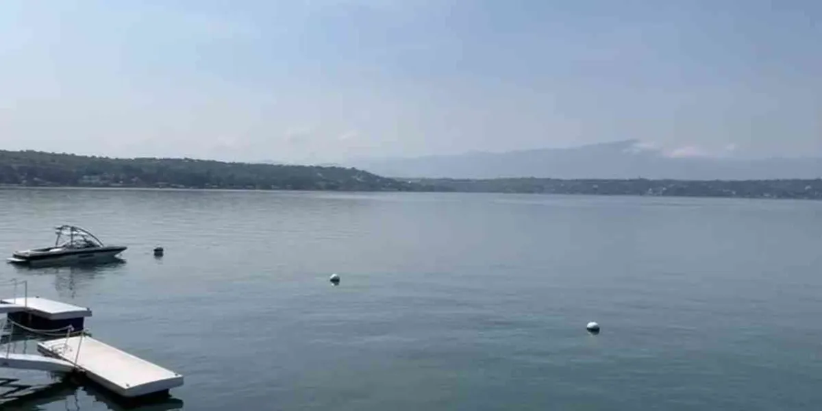 Por altas temperaturas, baja el nivel de agua del Lago de Tequesquitengo