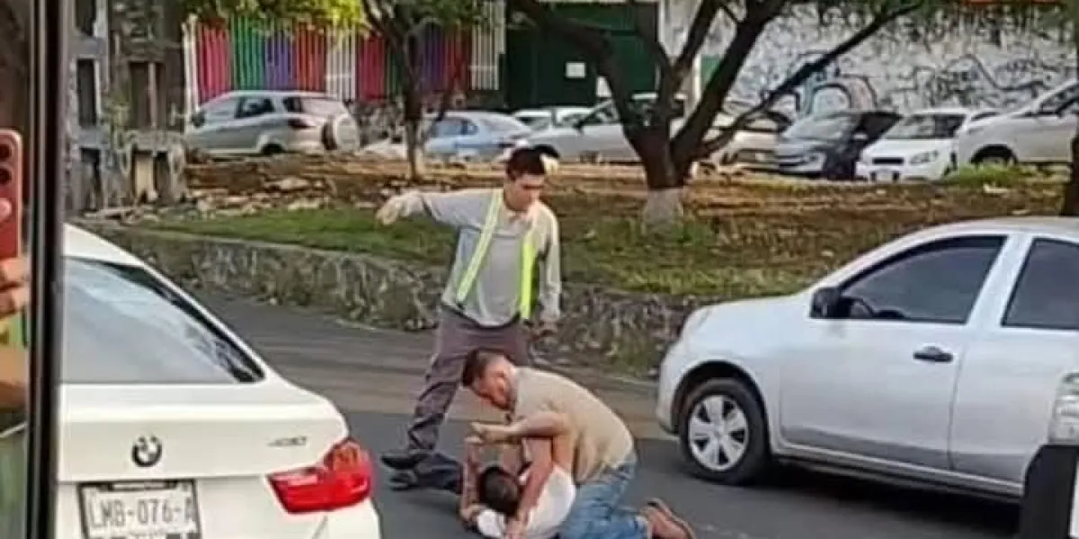   Riña entre conductores de Cuernavaca