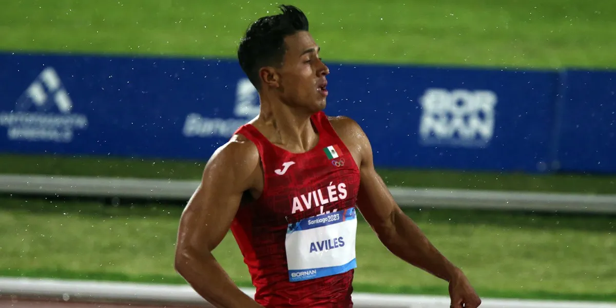 Luis Antonio Avilés, compitió en la prueba de 400 metros planos. 