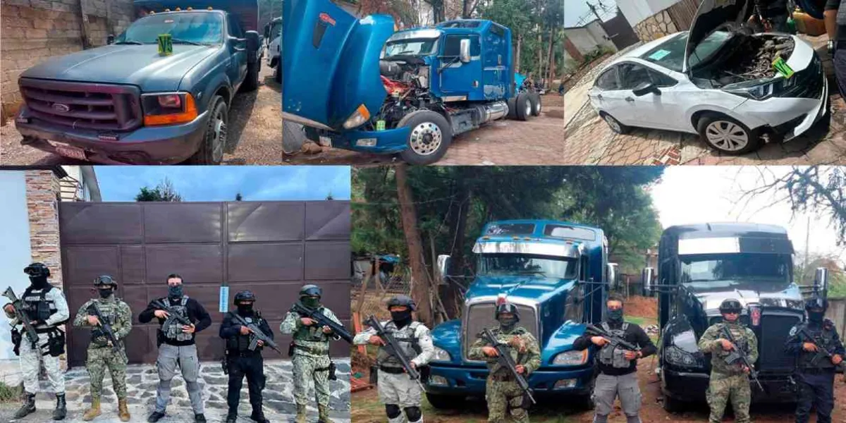 Catean predio utilizado para desvalijar autos robados en Huitzilac