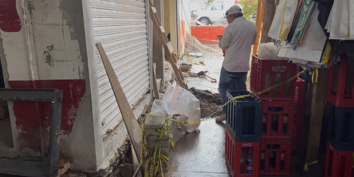  Lluvias complican las ventas de comerciantes del Mercado Adolfo López Mateos en Cuernavaca 
