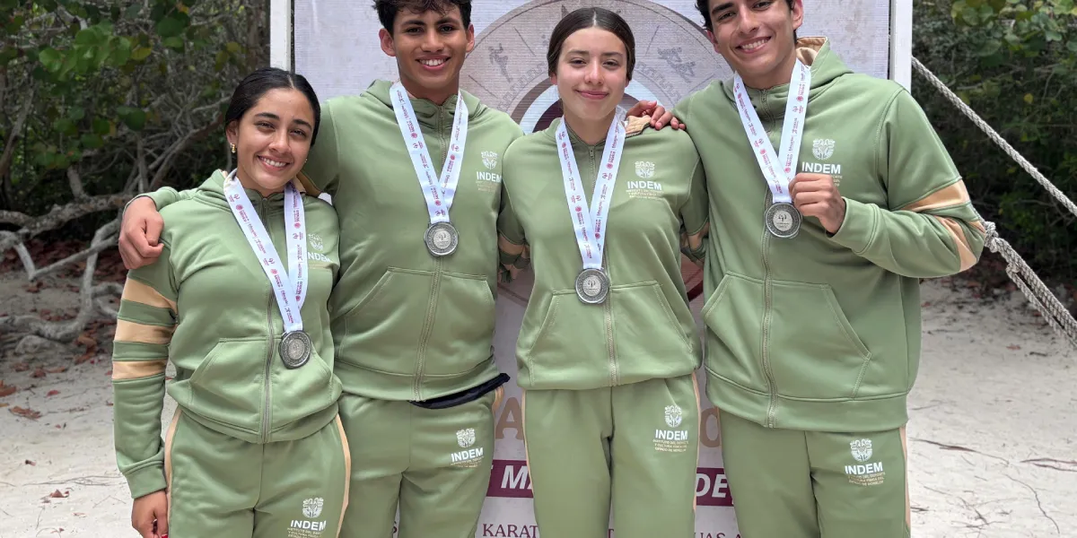 Paulina Alanís, Gabriel Landa Miramón, Regina Cuevas Ortiz y Raúl Moreno Gutiérrez.
