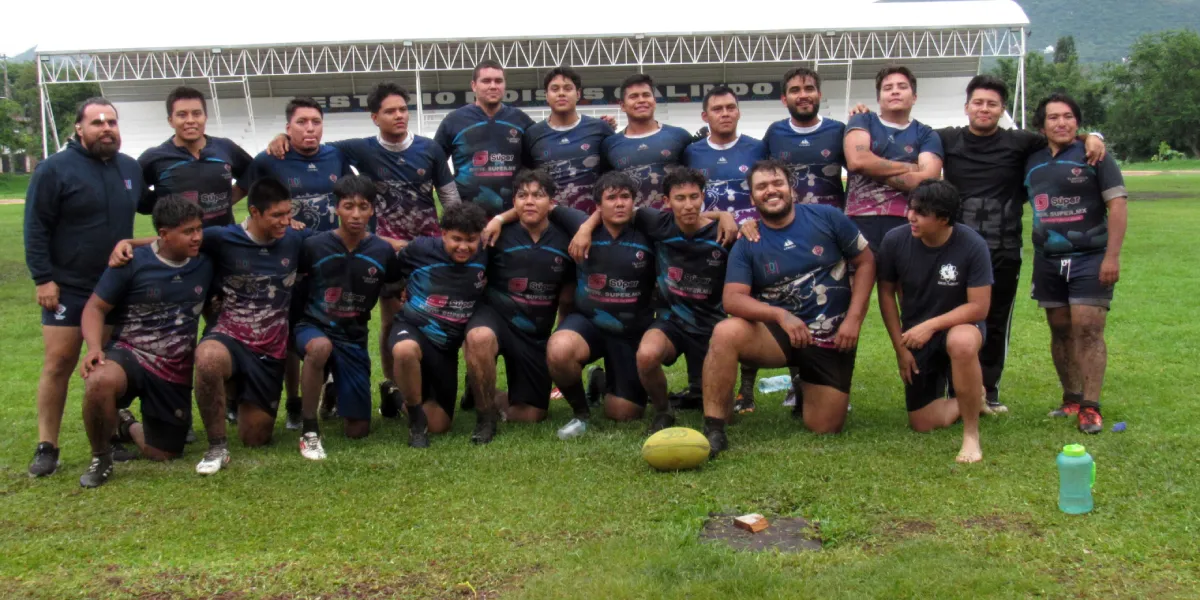 Equipo representativo de Tlahuica Rugby varonil.