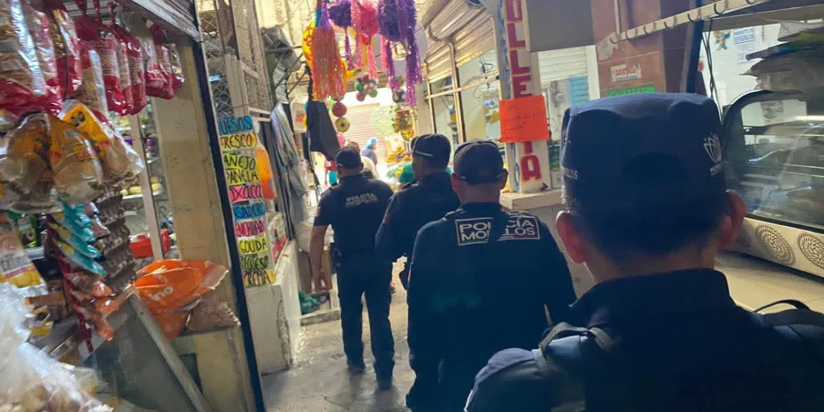 Incrementa seguridad en mercados y tiendas departamentales en Cuautla 