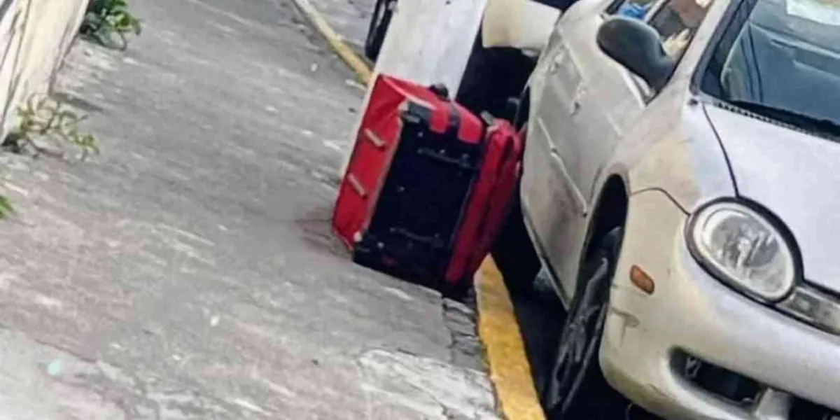 Hallan maleta con restos humanos en San Antón