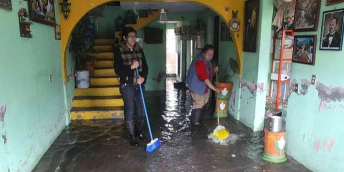 Se reportan 285 casas dañadas por las lluvias
