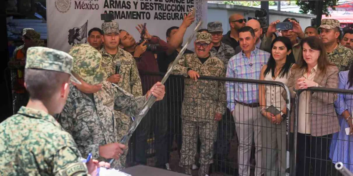 Las armas no son juguete, las armas destruyen: González Saravia