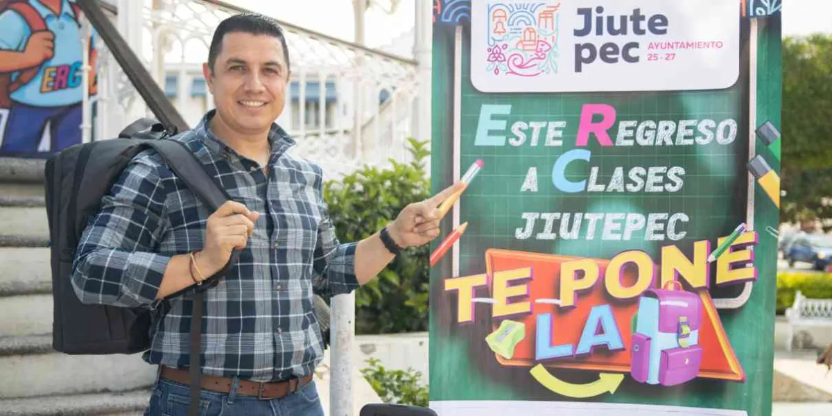 Anuncia Eder Rodríguez Casillas entrega de mochilas en Jiutepec 