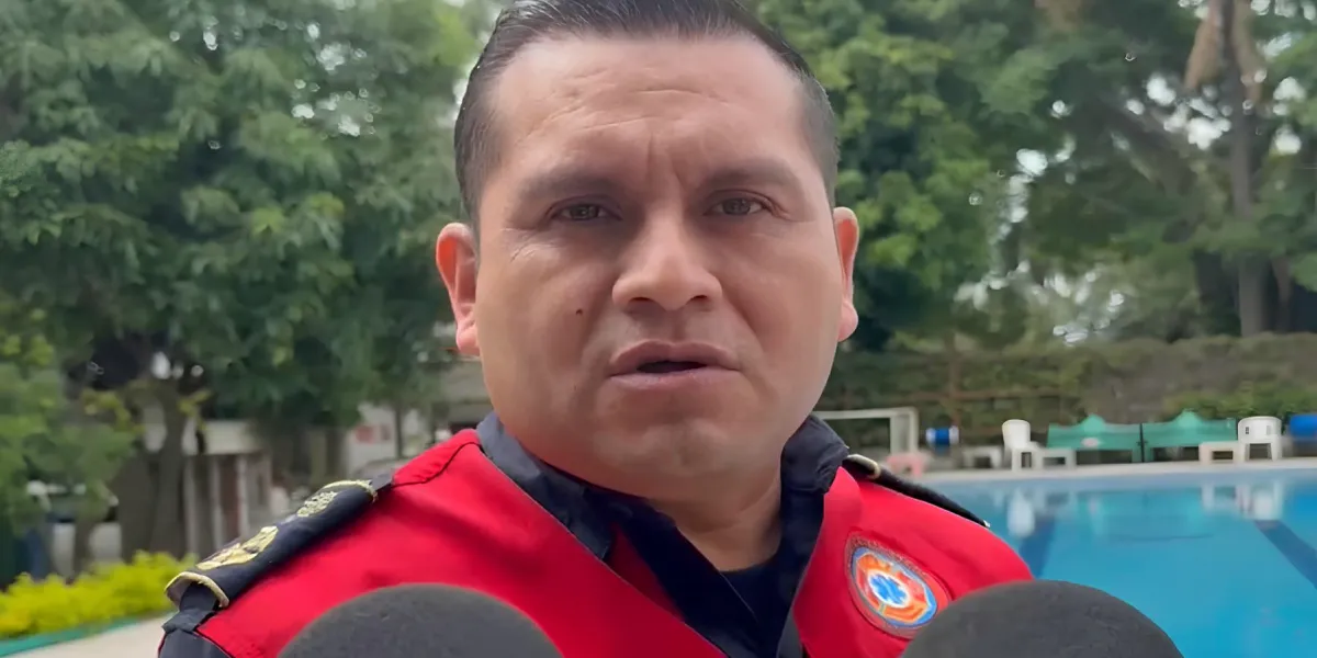 Moisés Ramos González, titular del Heroico Cuerpo de Bomberos Cuernavaca