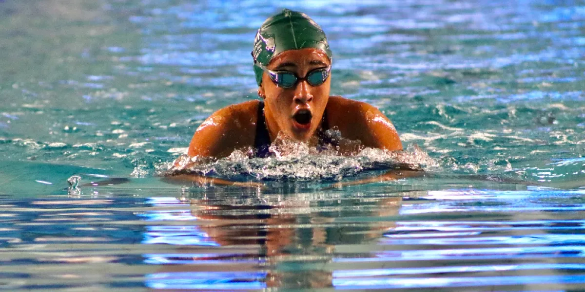 Paulina Alanís, seleccionada nacional en las disciplinas de natación y aguas abiertas.
