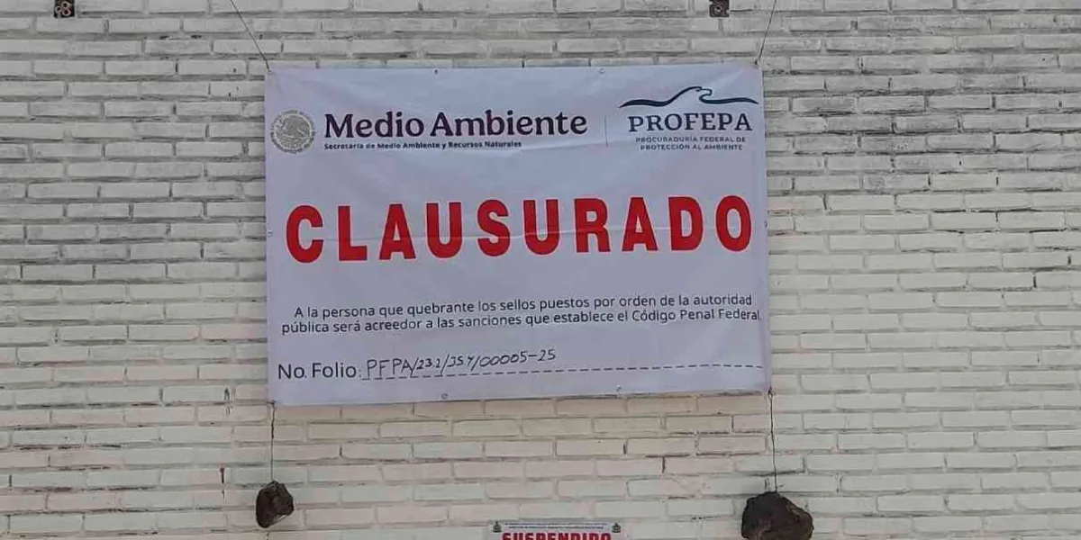 Clausura Desarrollo Sustentable construcciones ilegales en ANP