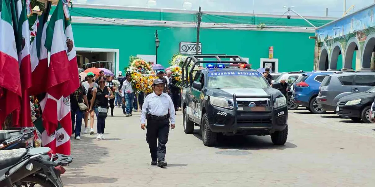 Dan el último adiós al director de Seguridad Pública de Jonacatepec